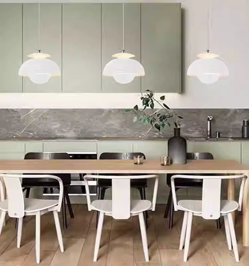 Nordic Modern Home Decor Hanging Lamp Simplicity Semicircle Pendant Lights Living Bedroom Dining Room Restaurant Light Fixtures