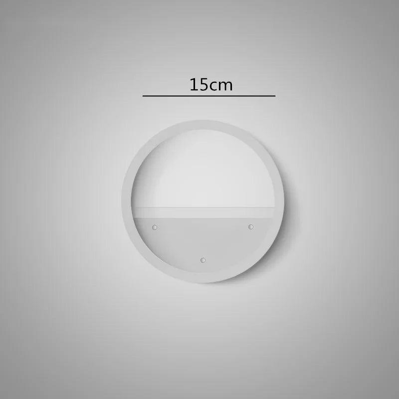 Metal round Wall Hanging Background Wall Decoration Storage Organization Geometry Children'S Room Modern Home Decoration Hanging