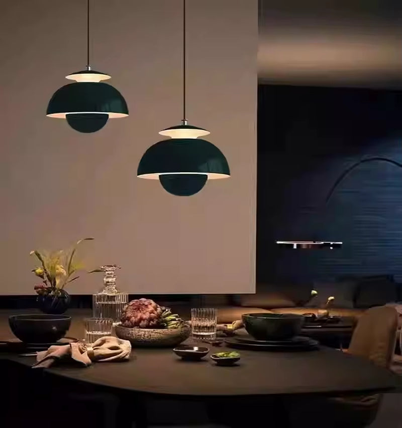 Nordic Modern Home Decor Hanging Lamp Simplicity Semicircle Pendant Lights Living Bedroom Dining Room Restaurant Light Fixtures