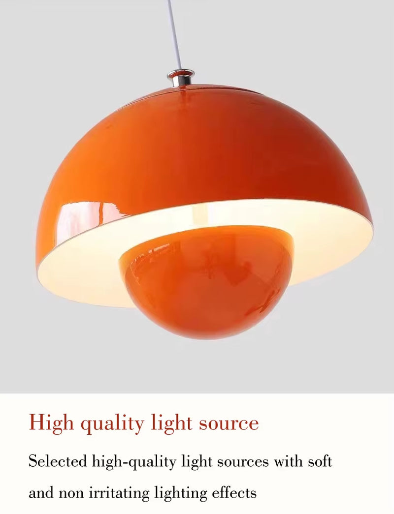 Nordic Modern Home Decor Hanging Lamp Simplicity Semicircle Pendant Lights Living Bedroom Dining Room Restaurant Light Fixtures