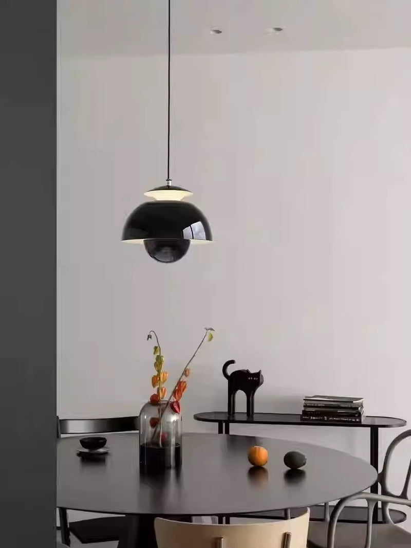 Nordic Modern Home Decor Hanging Lamp Simplicity Semicircle Pendant Lights Living Bedroom Dining Room Restaurant Light Fixtures