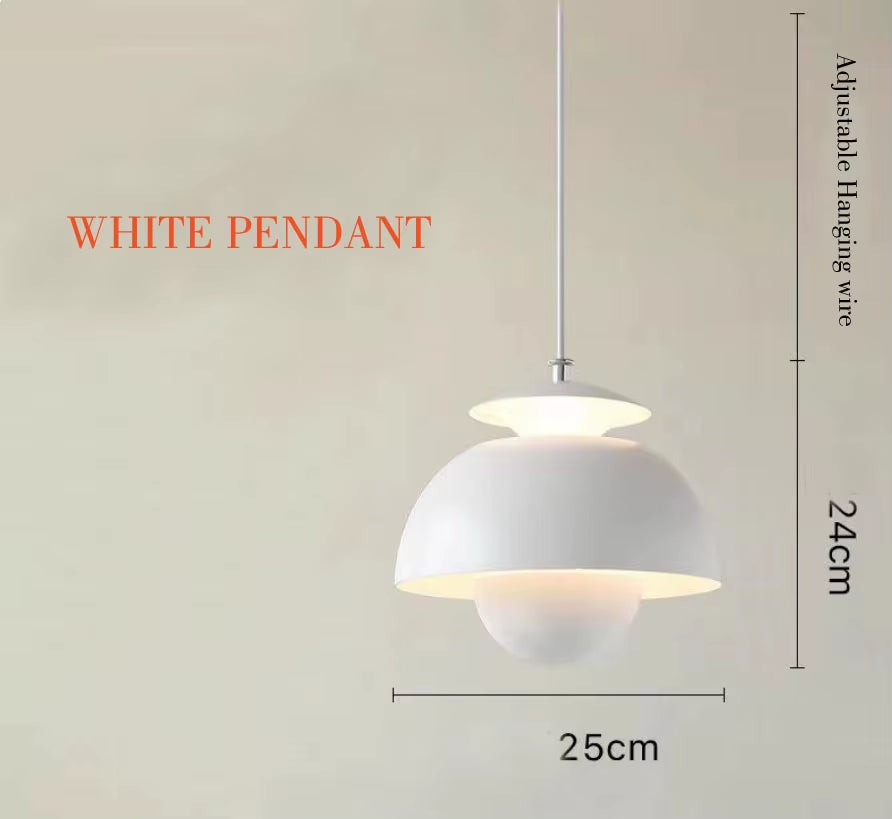 Nordic Modern Home Decor Hanging Lamp Simplicity Semicircle Pendant Lights Living Bedroom Dining Room Restaurant Light Fixtures