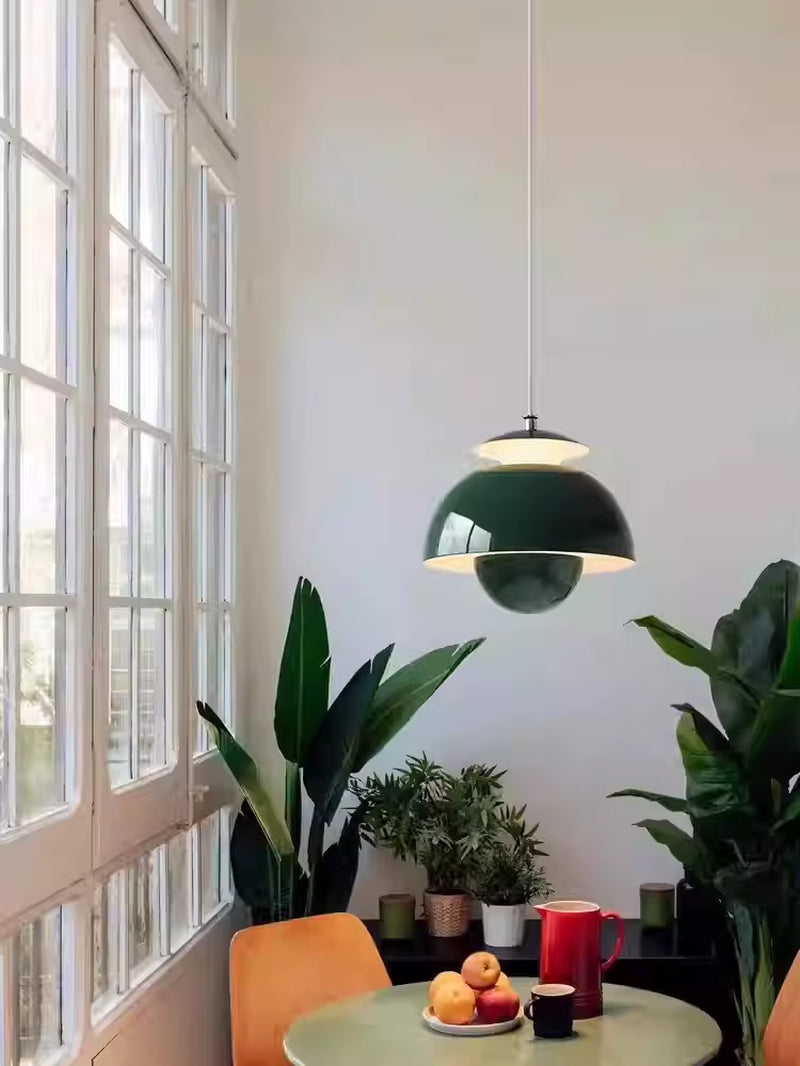 Nordic Modern Home Decor Hanging Lamp Simplicity Semicircle Pendant Lights Living Bedroom Dining Room Restaurant Light Fixtures